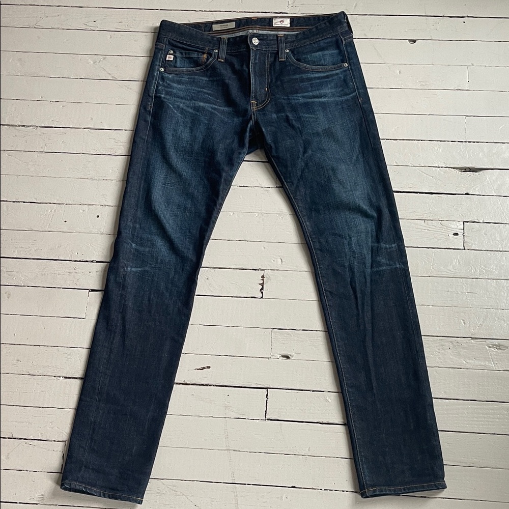 Ag Adriano Goldschmied Men Slim Jeans - Dark Blue Wash
